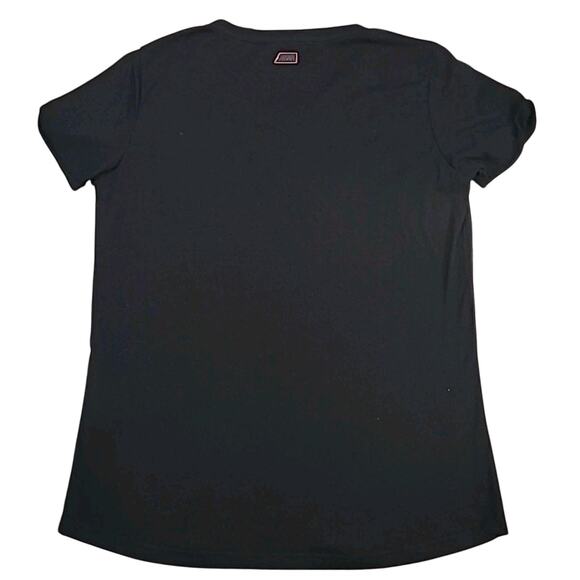 BMW Women’s Black Logo Tee Size Large • Luxury Auto Motorsport T-Shirt EUC - Picture 2 of 9